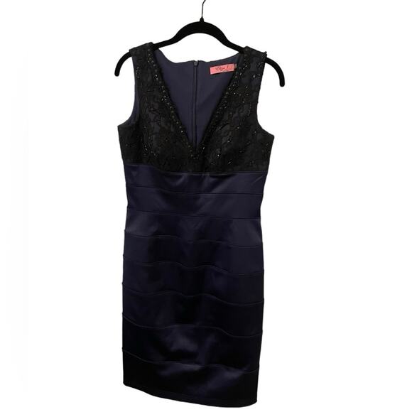 Vintage Bandage Dress by Eliza J of New York Size 6 - Picture 2 of 7